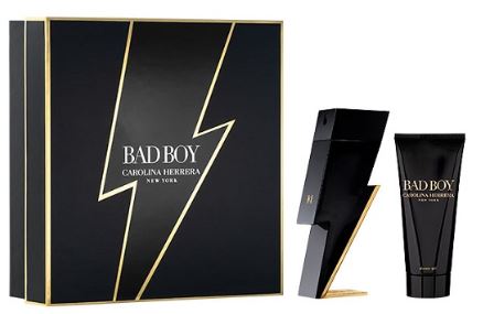 Estuche Carolina Herrera Bad Boy Hombre 2PZS 100ML EDT + Gel De Ducha